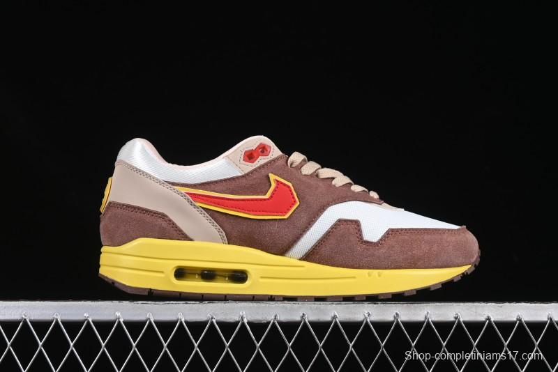 Nike Air Max 1 Retro Running Shoes with Half-Sole Air Cushion - HV5776-200