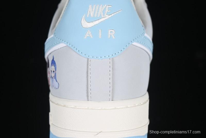 Nike Air Force 1'07 Low Nezha Collaboration Magic Ball Spirit Pearl Casual Sneakers - DF0188-047