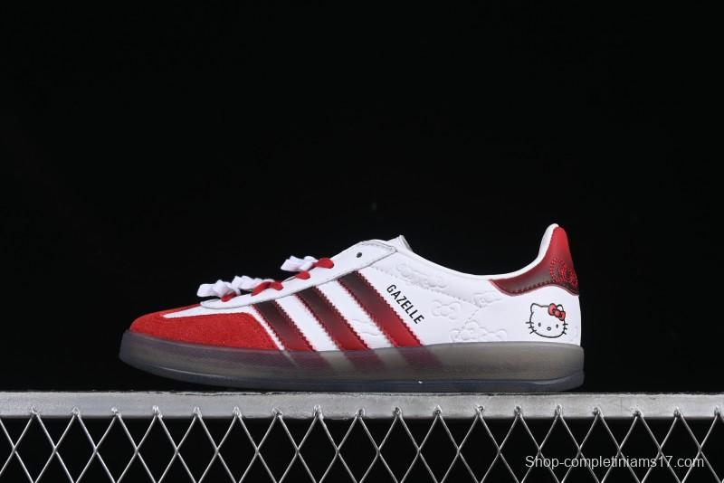 Adidas Originals Gazelle Indoor II Retro Casual Slip-Resistant Wear-Resistant Low-Top Sneakers - II0013