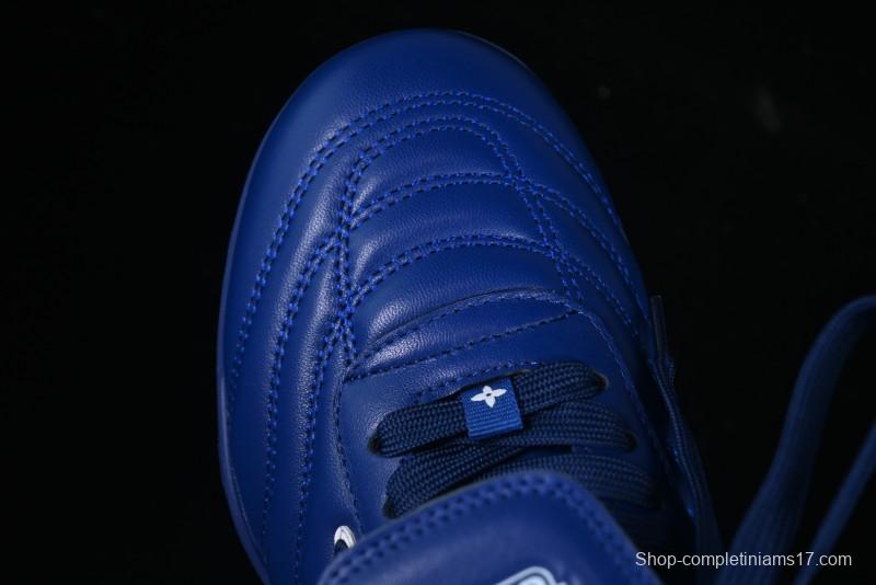 Louis Vuitton Footprint Soccer Low-Top Lifestyle Sneakers Blue - AJF6