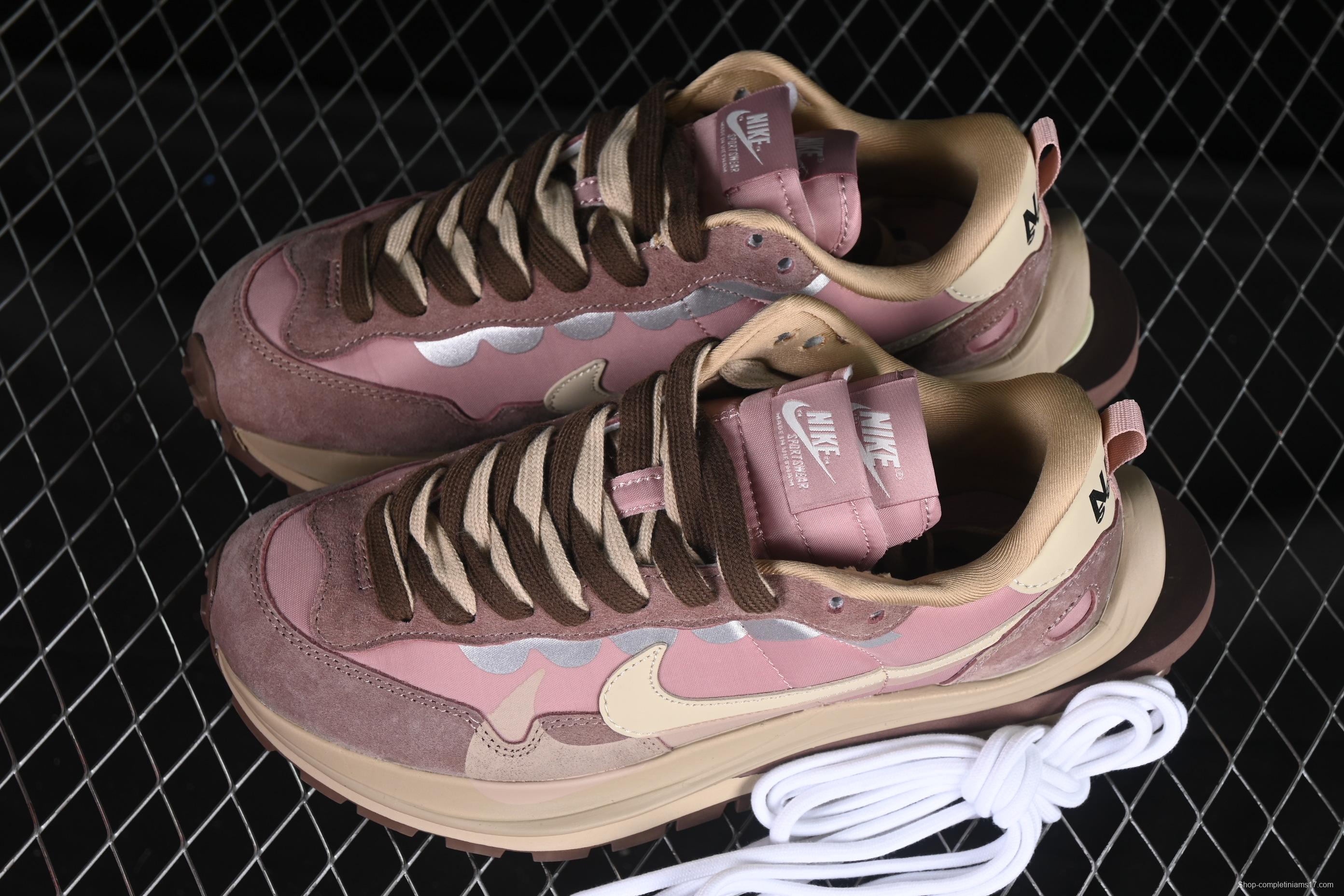 Nike x Sacai VaporWaffle "Pink/Sail" Women's Sneakers