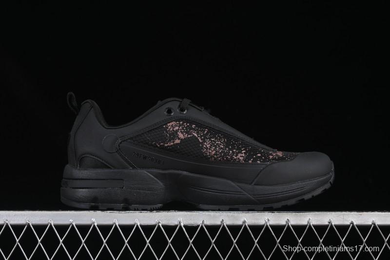 Stone Island Grime Panelled Low-Top Lifestyle Sneakers in Dark Brown - 79FWS0303