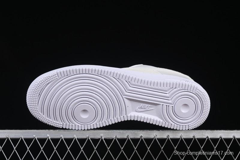 Nike Air Force 1 Low "Triple White Beige" Sneakers