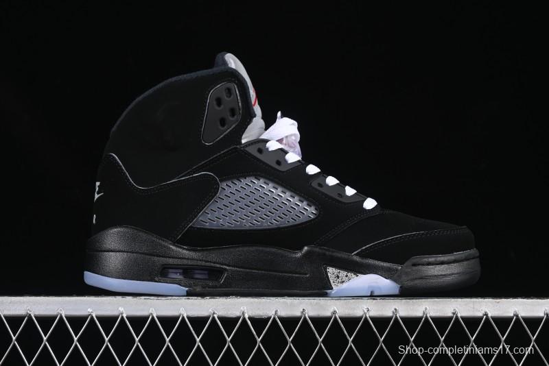 Nike Air Jordan 5 Retro Black "Metallic Reimagined" Basketball Shoes - HF3975-001