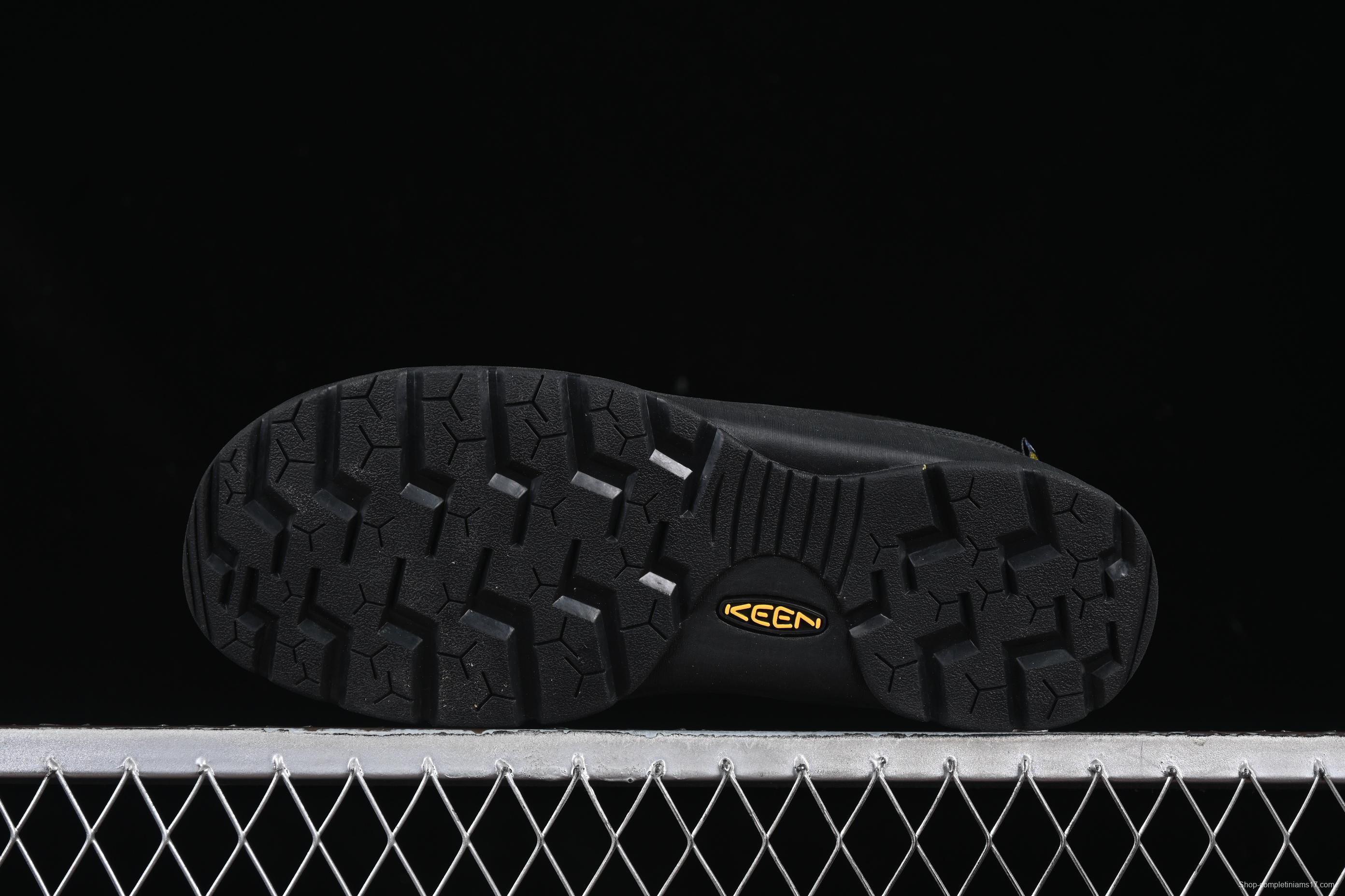 KEEN Men's Jasper II Waterproof Sneaker - All-Black Minimalist Design