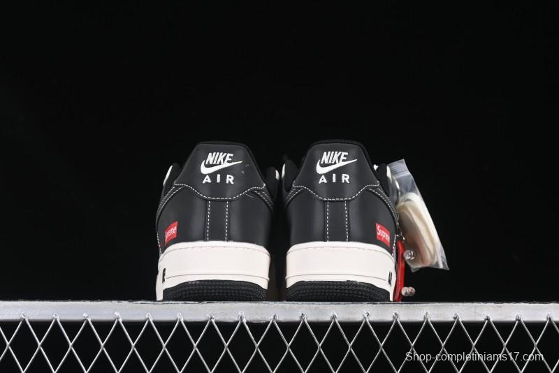 Nike Air Force 1'07 Low Supreme Casual Sneakers in Beige Grey Black - HH7518-055