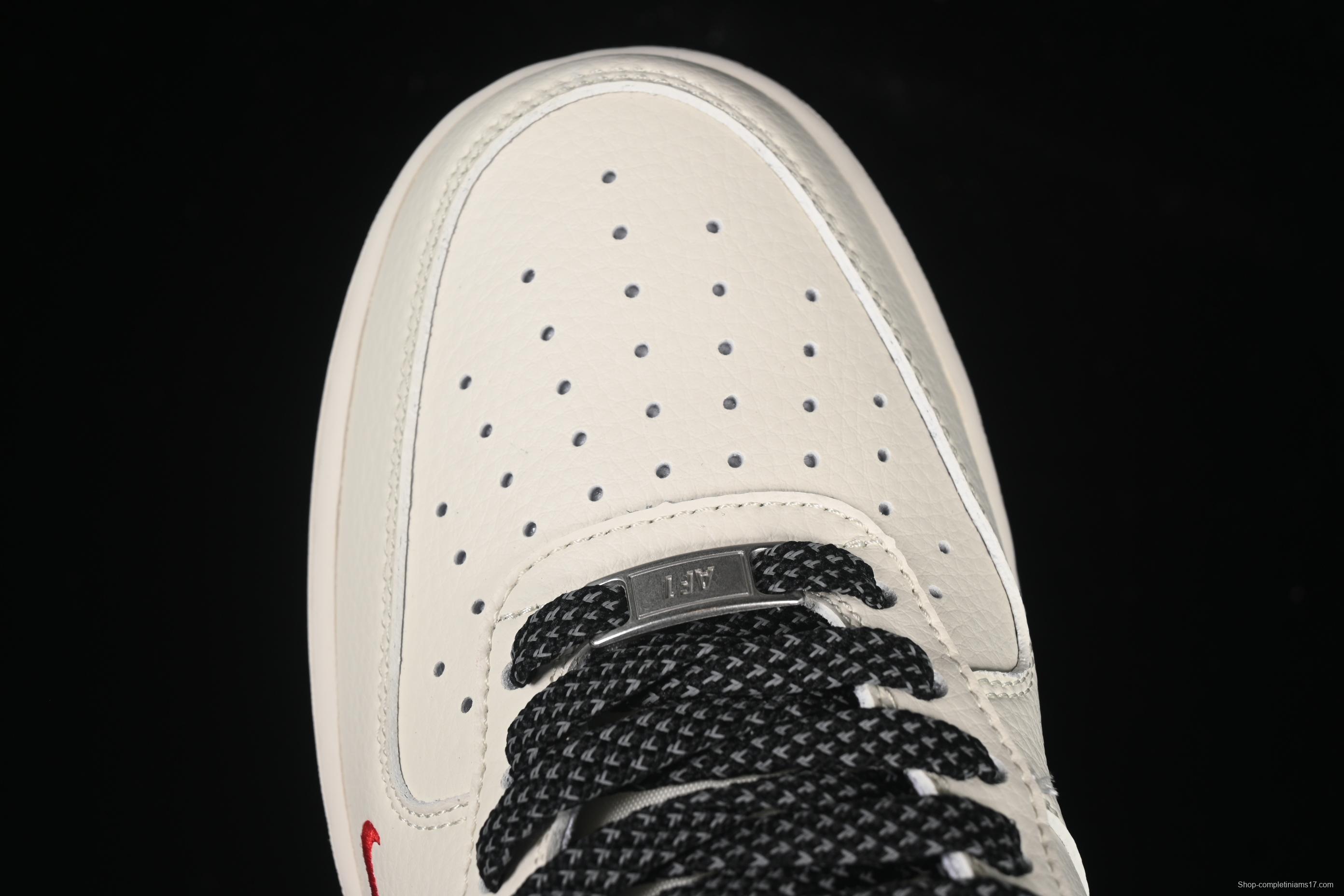 Nike Air Force 1 '07 Low Supreme Casual Sneakers with Full-Length Air Cushion - HH7518-038