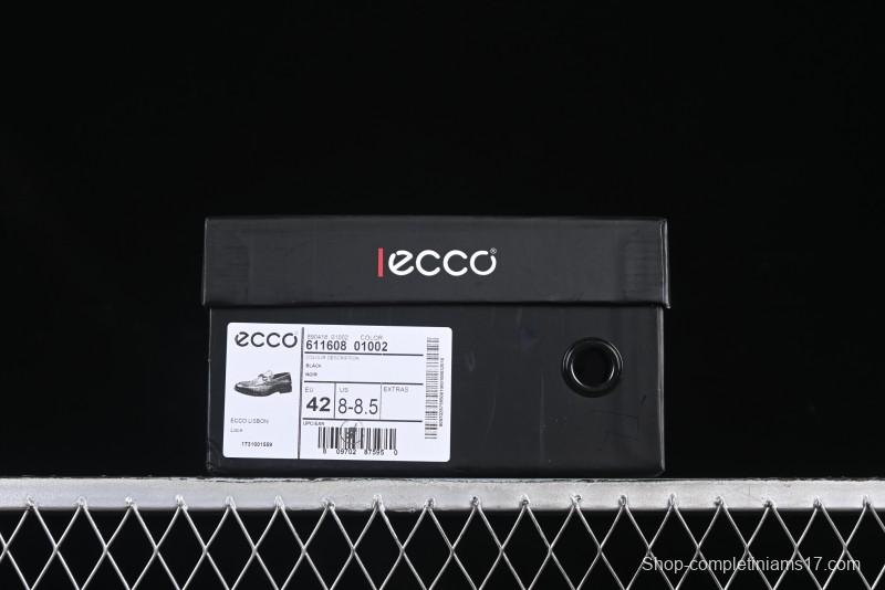 ECCO London Collection Slip-On Business Men's Leather Shoes with Wide Toe Design and Innovative Sole - 61160801002