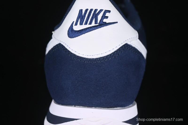 Nike Classic Cortez Leather Retro Running Shoes with Cushioned Sole - HF0263-400