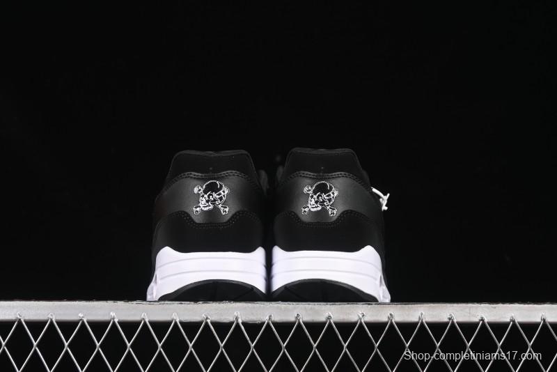 Nike Air Max 1 Retro Running Shoes with Half-Sole Air Cushion - 875844-001