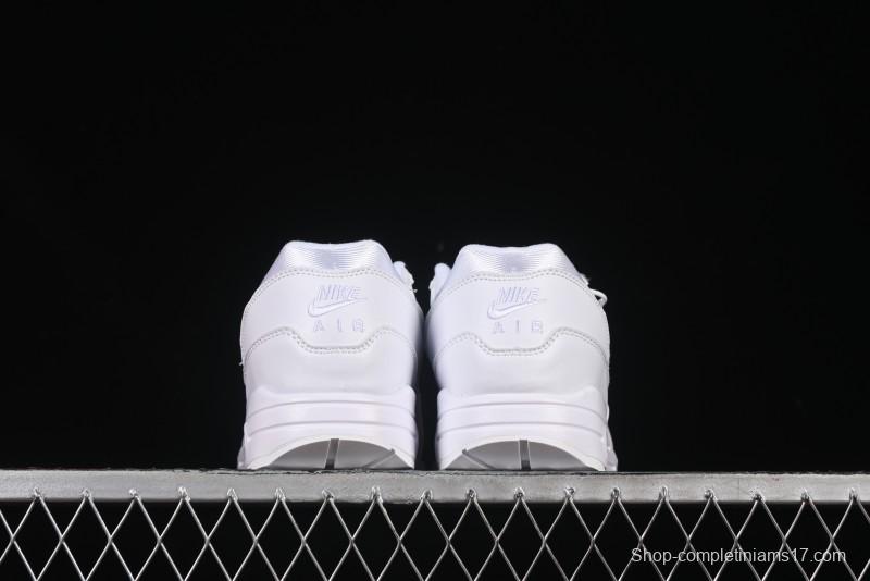 Nike Air Max 1 Retro Running Shoes with Half-Sole Air Cushion - 454746-107