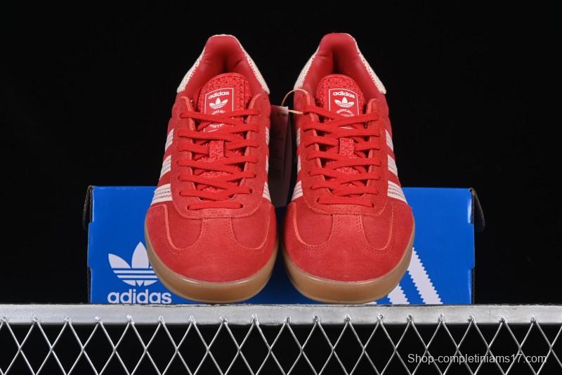 Adidas Originals Gazelle Indoor Retro Casual Slip-Resistant Wear-Resistant Low-Top Sneakers - JI2756