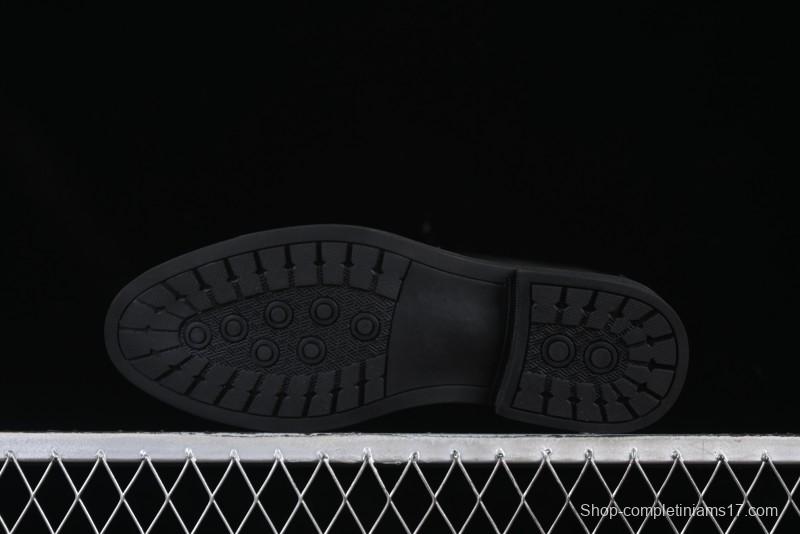 ECCO London Collection Slip-On Business Men's Leather Shoes with Wide Toe Box and Cushioned Sole - 61160801001