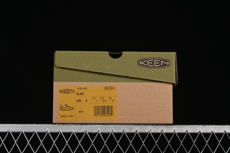Keen Jasper Rocks SP Urban Series Retro Low-Top Lace-Up Outdoor Camping Hiking Mountaineering Training Shoes - 1025169Black