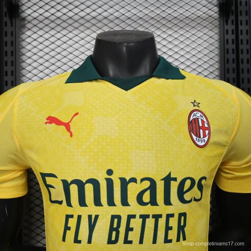 Player Version 25/26 AC Milan Third Yellow Jersey