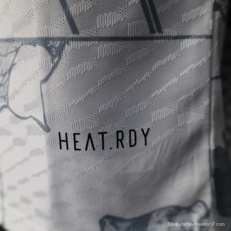 Player Version 2025 Japan White with One Piece Gear 5 Design Jersey