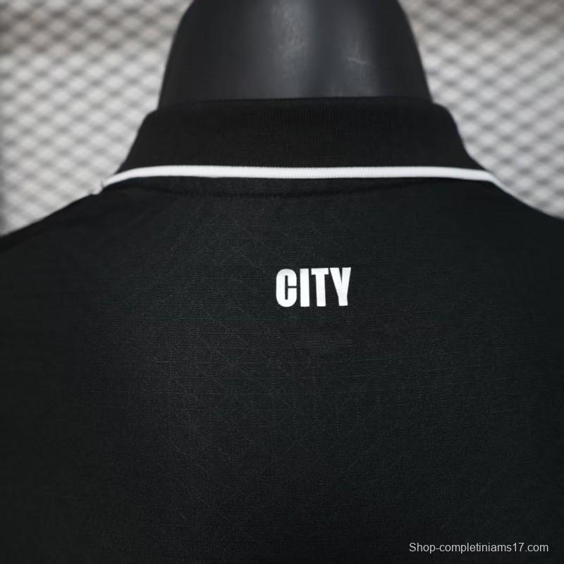 Player Version 25/26 Manchester City Black Away Jersey
