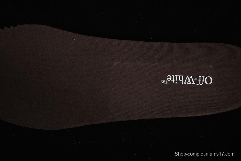 Off-White Be Right Low-Top Lifestyle Sneakers in Black Green - X.E5