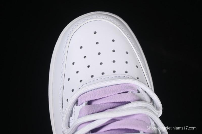 Nike Air Force 1'07 Low Purple Chanel-Inspired Casual Sneakers - DH9999-556