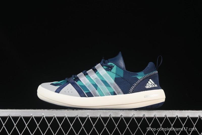 Adidas Climacool Boat Lace Graphic Breathable Cushion Casual Shoes - BA8396