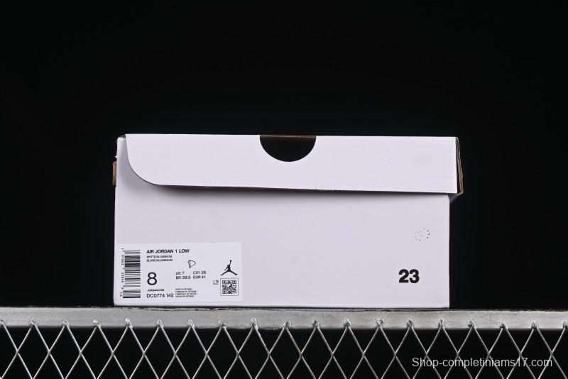 Nike Air Jordan 1 Low AJ1 White Blue Casual Sneakers - DC0774-142