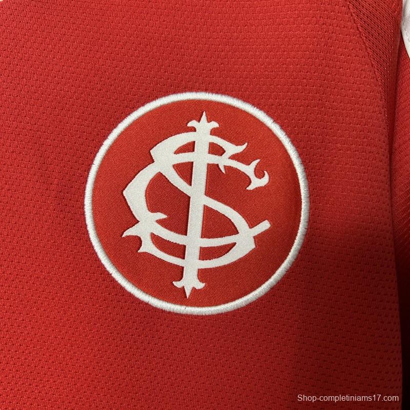 25/26 Long Sleeve Brazil SC Internacional Home Jersey