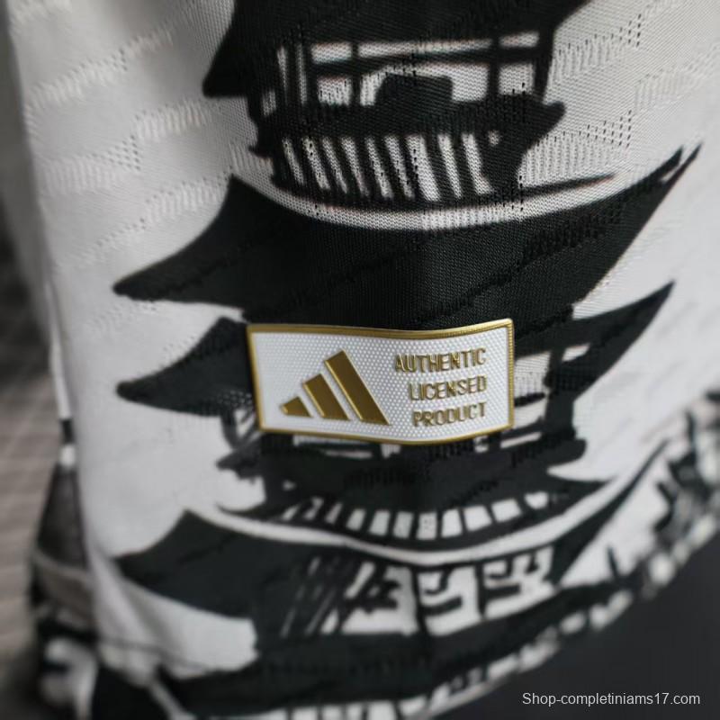 Player Version 2025 Japan White with Dragon Ball Character & Cherry Blossom Jersey