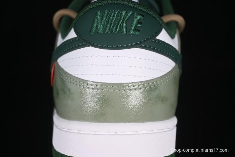 Nike Dunk Low Butterfly Bamboo Forest Green Low-Top Casual Sneakers - DD1391-101