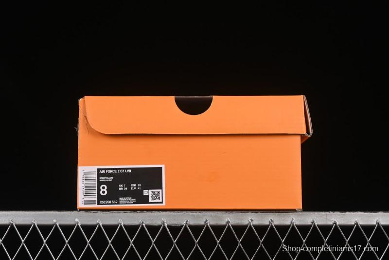 Nike Air Force 1 '07 Low LV Collaboration Beige Grid Casual Sneakers - XS1958-552