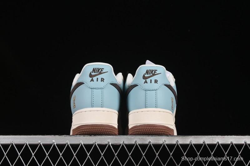 Nike Air Force 1 '07 Low LV Collaboration Summer Blue Casual Sneakers - JJ2508-702