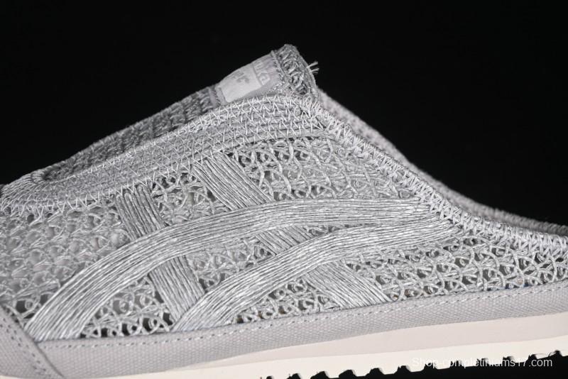 Onitsuka Tiger Mexico 66 Sabot Slip-On Shoes with Breathable Mesh Upper - 1183A707-020