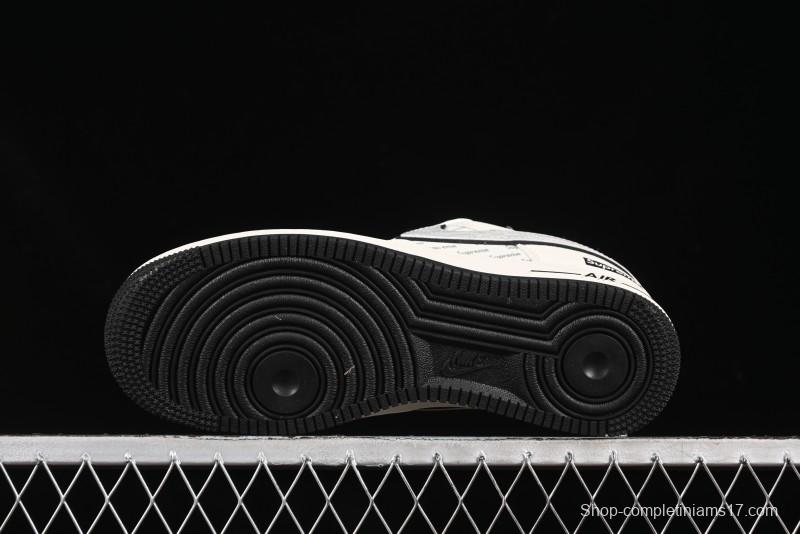 Nike Air Force 1 '07 Low Supreme Collaboration Shadow Swoosh Casual Sneakers - XX3168-149