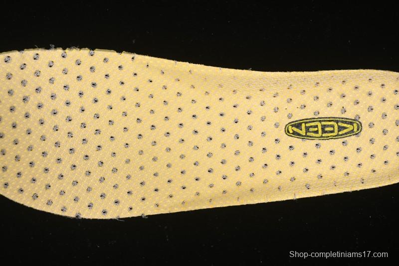 Keen Uneek Flat-M Woven Elastic Strap Outdoor Water Sports Sandals - 1014097 RED