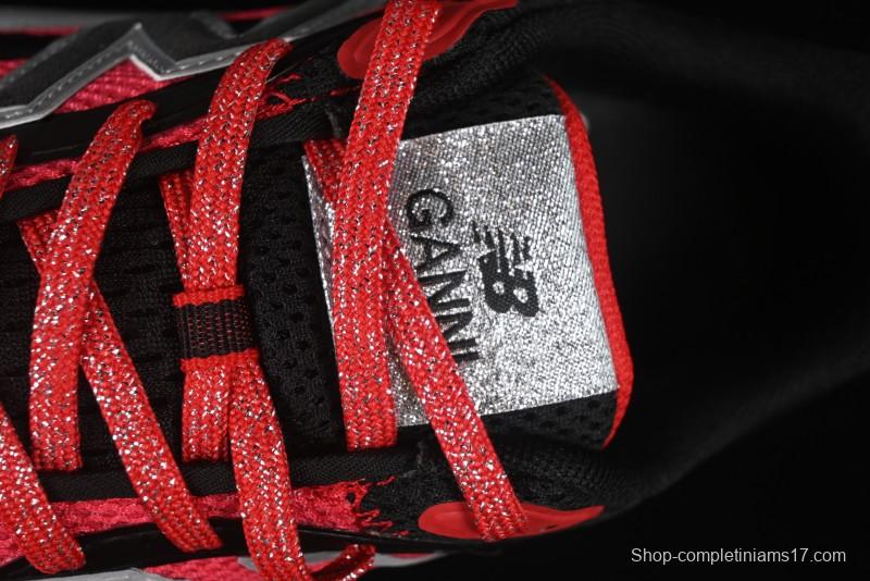 Ganni x New Balance Fresh Foam Trainer UTRNGA Silver Metallic Retro Running Shoes - UTRNGN