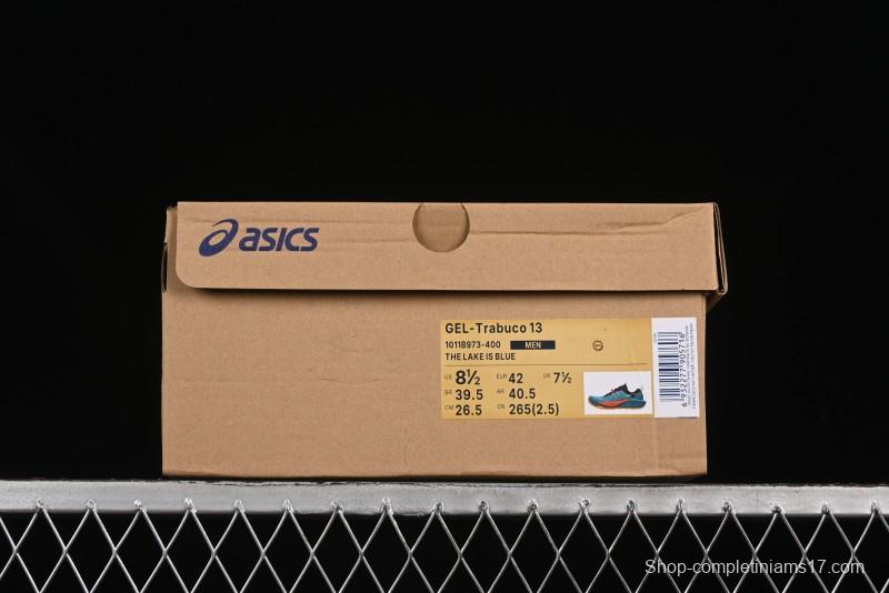 Asics Gel-Trabuco 13 Retro Breathable Casual Shoes with Cushioning for Men - 1011B973-400