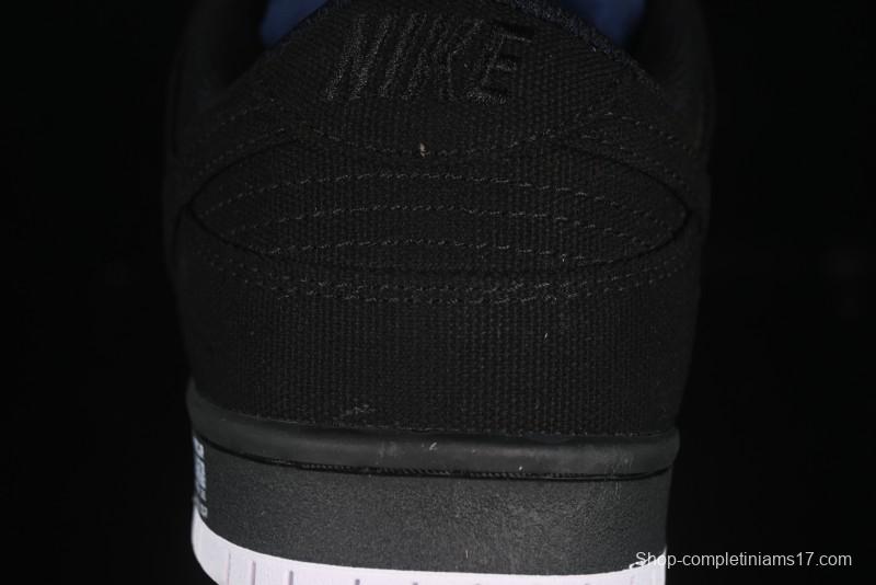 Nike SB Dunk Low Pro ISO Black Gum Rubber SB Low-Top Skateboarding Shoes - CD2563-006