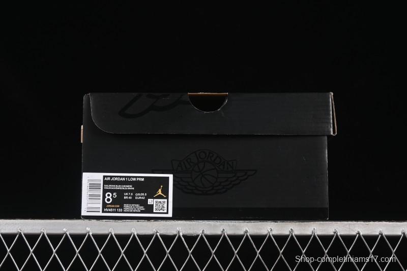 Nike Air Jordan 1 Low AJ1 Mismatched Swoosh Casual Sneakers - HV4511-133