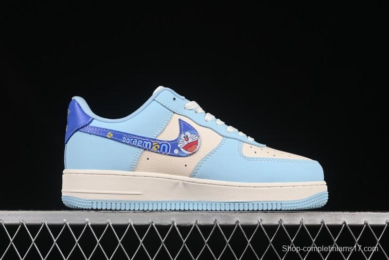 Nike Air Force 1'07 Low Doraemon Casual Sneakers with Full-Length Air Cushion - DF0188-059