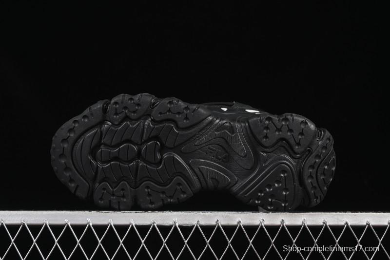 Fila Heritage Fluid Cat Paw 5.0 Retro Dad Shoes with Lace-Up Design - F12M412105FBK