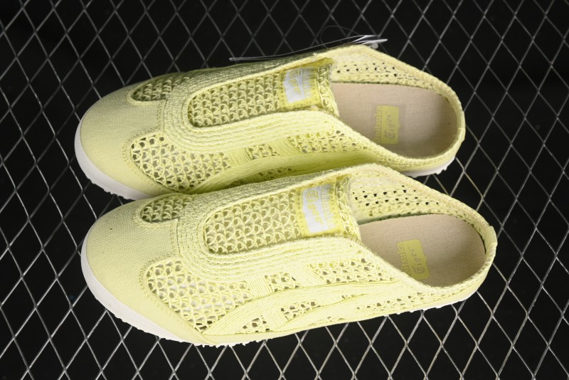 Onitsuka Tiger Mexico 66 Sabot Slip-On Sneakers with Breathable Mesh Upper - 1183A707-750