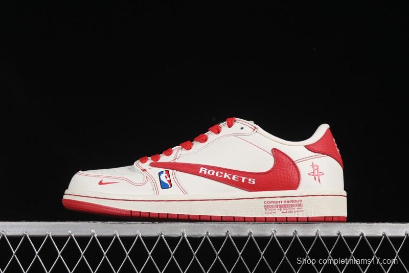 Nike Travis Scott x Fragment Design x Air Jordan 1 Low OG SP AJ1 Collaboration Casual Sneakers - SC9207-029