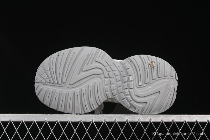 GG-CC Lace Pearl Chain Casual Platform Dad Shoes - 250310 White