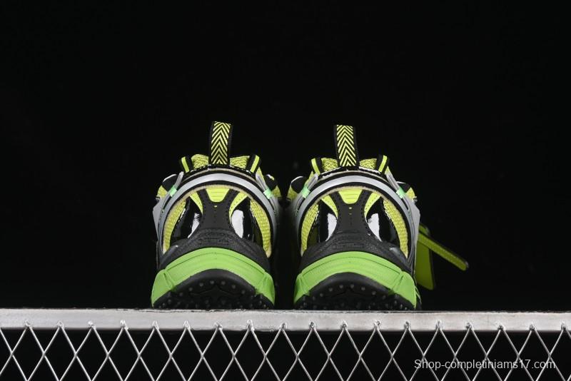 Off-White Be Right White Green Low-Top Lifestyle Casual Shoes - X.E5