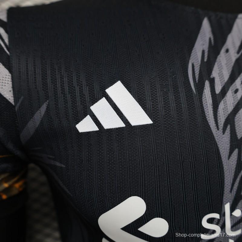 Player Version 25/26 Liverpool Dark Grey with Golden Phoenix Pattern Jersey