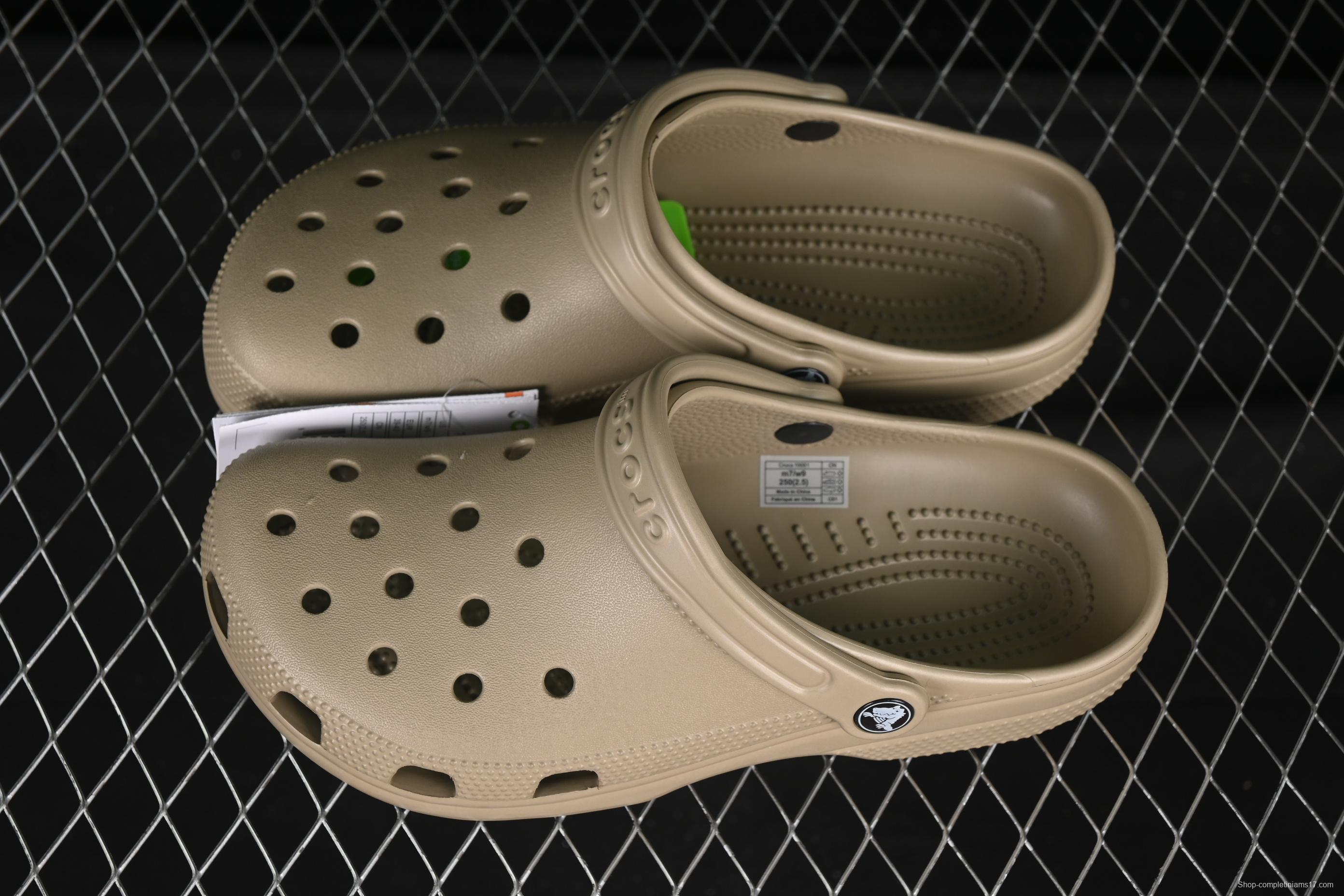 Crocs Classic Clog Summer Two-Way Beach Sandals with Ventilation Holes - B.D4