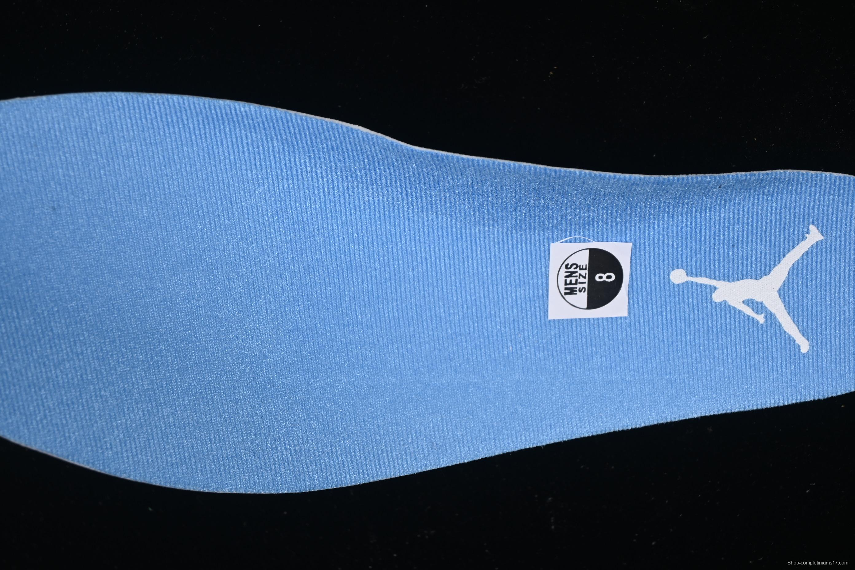 Nike Air Jordan 12 Retro Basketball Shoes in White University Blue - CT8013-112