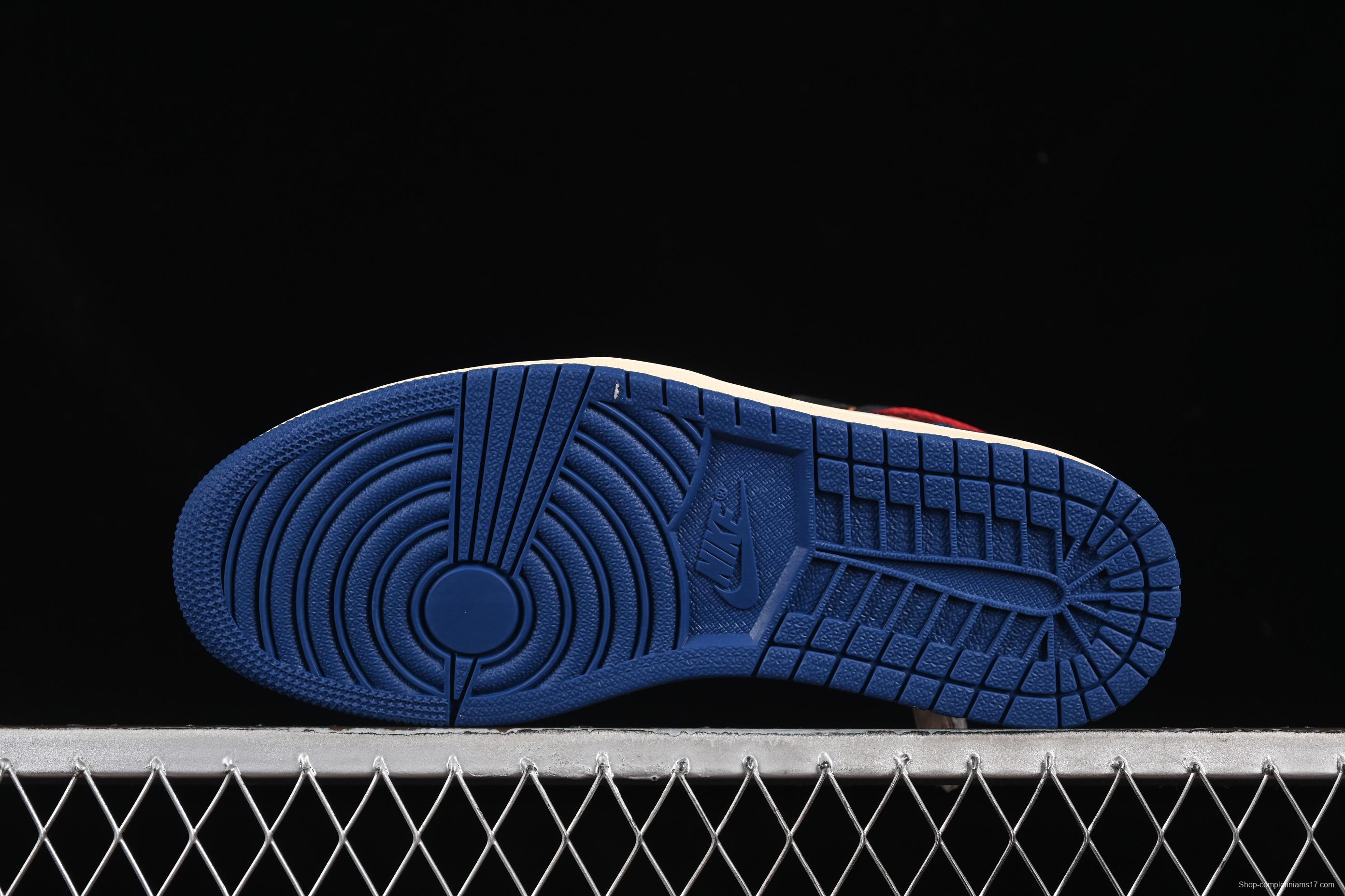 Nike Air Jordan 1 x Union AJ1 Limited Edition Deconstructed Patchwork Basketball Shoes - BV1300-146