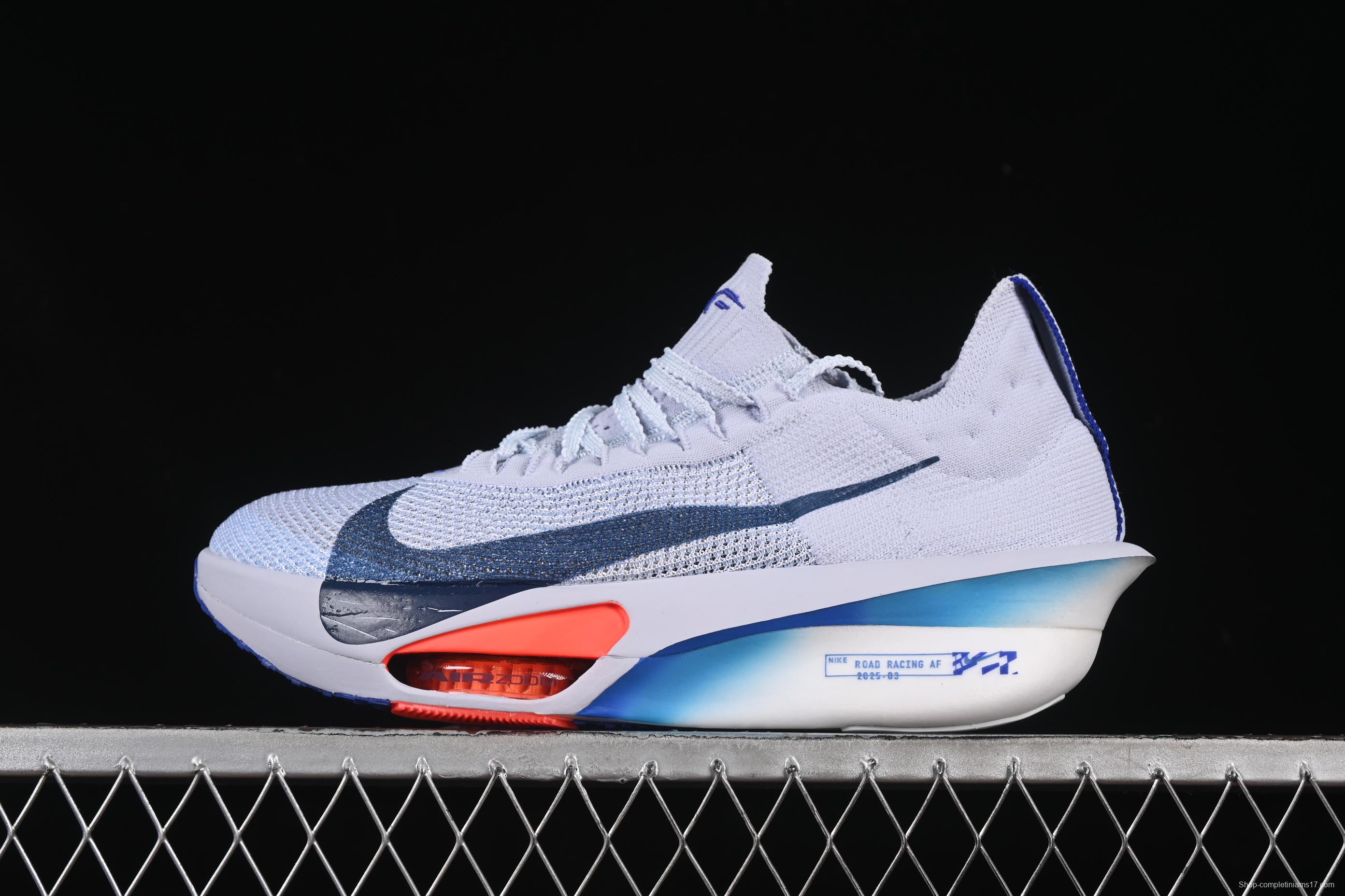 Nike Zoom AlphaFly Next 3% Prototype Marathon Running Shoes with Dual Air Zoom and ZoomX Foam - FD8311-001