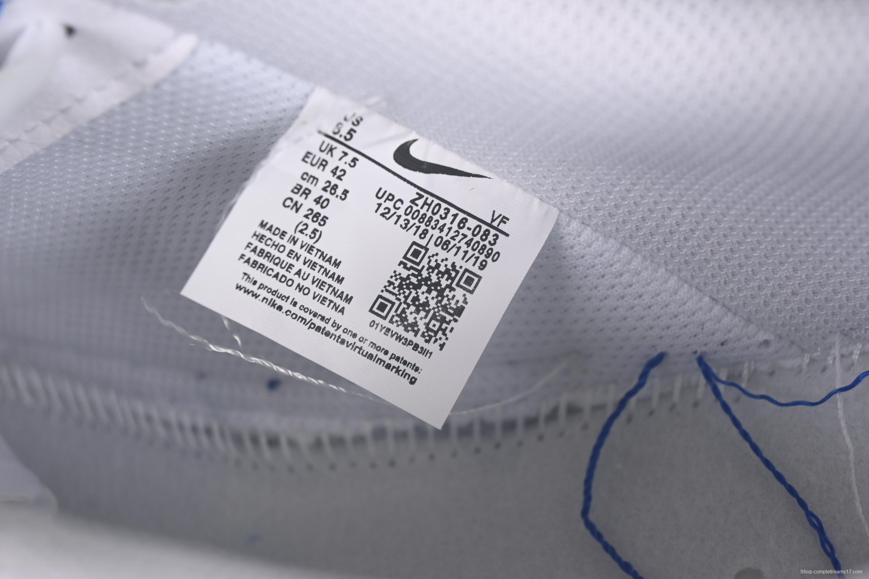 Nike Air Force 1'07 Low Casual Sneakers in Blue Ocean - ZH0316-083