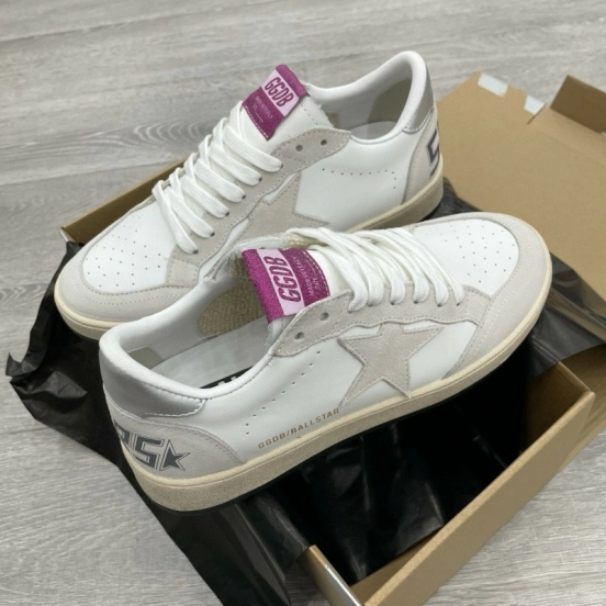2024 Unisex GGDB White Grey Suede Leather Sneakers MJ00260